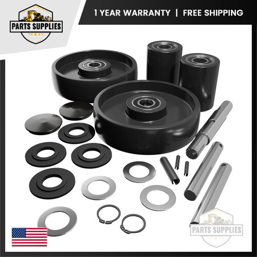 Complete Wheel Kit for Atlas Model EZV and EZ Manual Pallet Jack Lift Truck