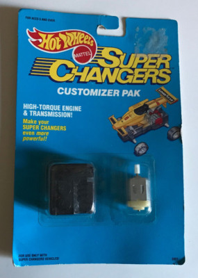 HOT WHEELS SUPER CHANGERS CUSTOMIZER PAK HIGH TORQUE ENGINE + TRANSMISSION NEW