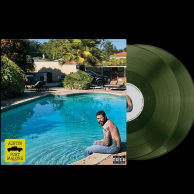POST MALONE - AUSTIN (DARK GREEN STANDARD 2LP)  2 VINYL LP NEU