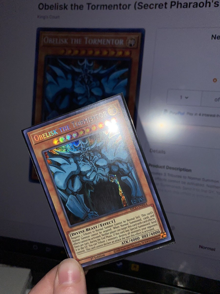 obelisk the tormentor yugioh card Metal Poster Metal Poster – Anime Town Creations And with the coming of this horror 2020 Yu-Gi-Oh! EGD 1ST Edition