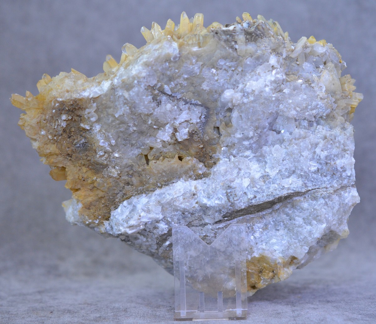 Gorgeous Iron Stained Quartz Crystal Specimen Bonanza Mine