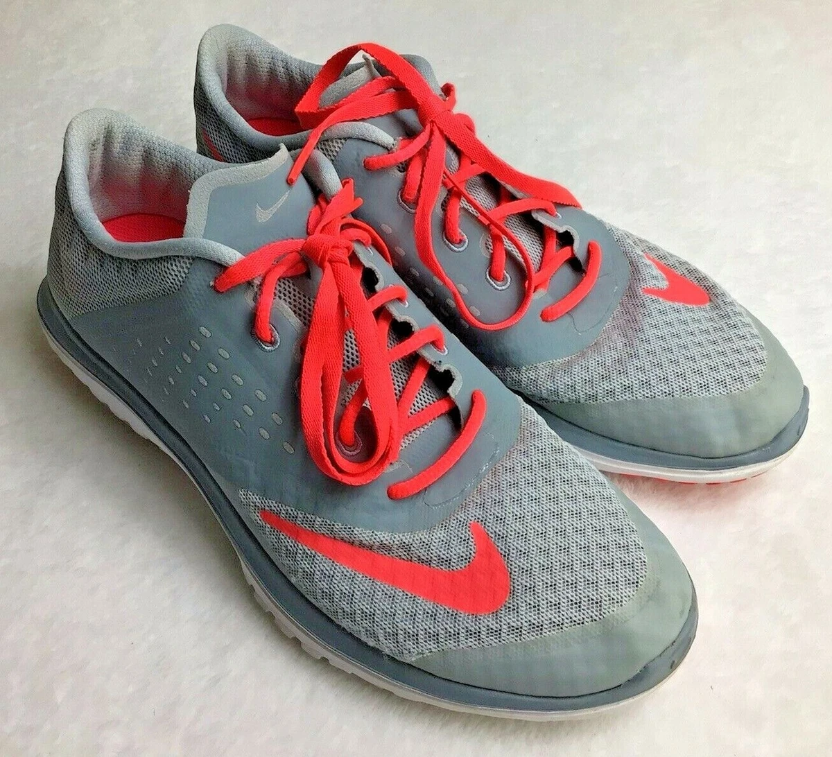 Nike FS Lite Run Gray Shoes Size 8 Breathable 684667 003 Fitsole