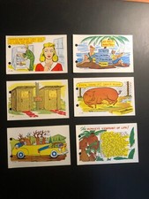 Old Vintage Humorous Postcard s " LAFF O GRAM" (6) e Made in USA