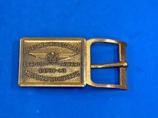 ABC American Bowling Congress Most Improved Award Belt Buckle 1960 - 61