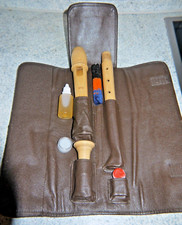 MÖCK Alt-Blockflöte kurv. Windkanal - Echt Ledertasche / Pflege WOW!