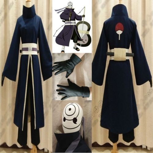 Naruto anime ninja tobi obito akatsuki madara uchiha cosplay