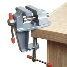 Compact Swivel Lock Bench Vise Hobby Clamp Vice for Crafting & Repairs