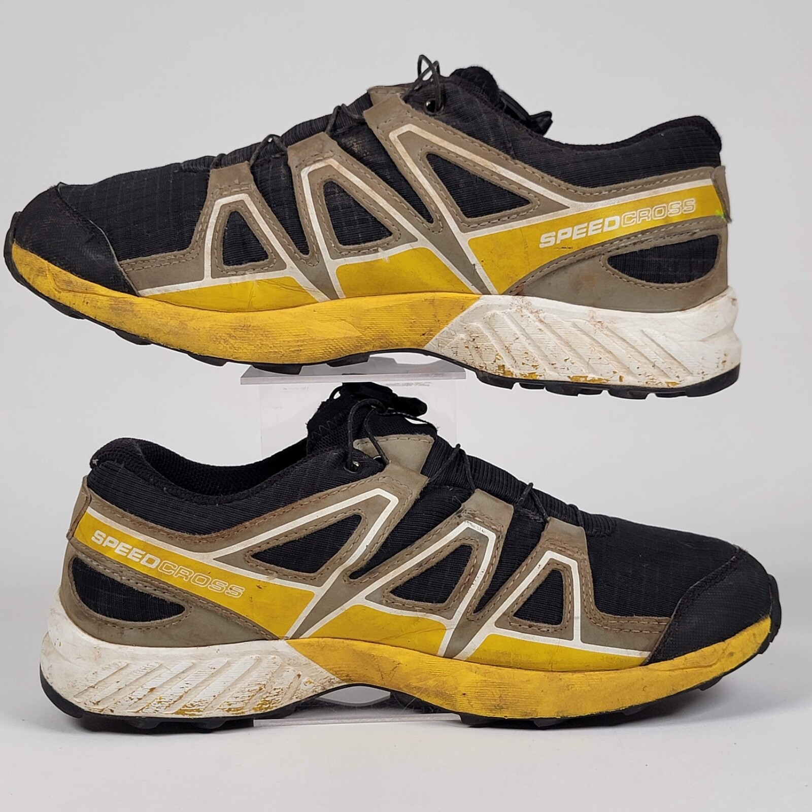 Sneakers Salomon Speedcross da donna taglia 6 US 38 nere gialle trail running