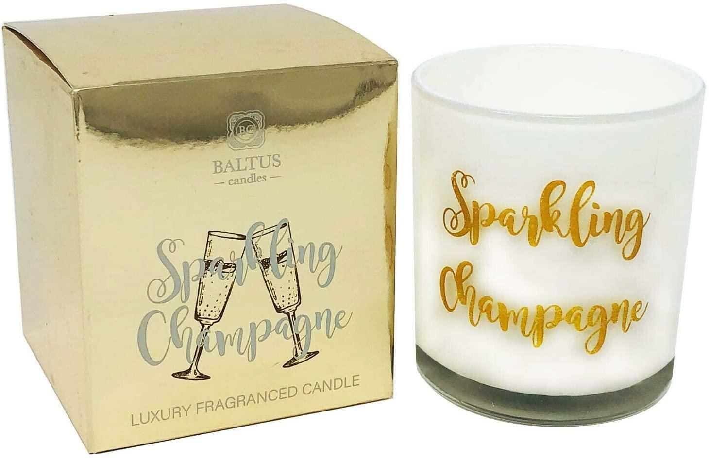 Baltus Sparkling Champagne Fragranced Candle 130g (Burns for 25 Hours)