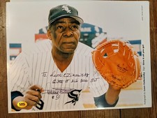 Foto rara de Minnie Minosa Chicago White Sox certificado de autenticidad firmado automático dale todo lo que tienes