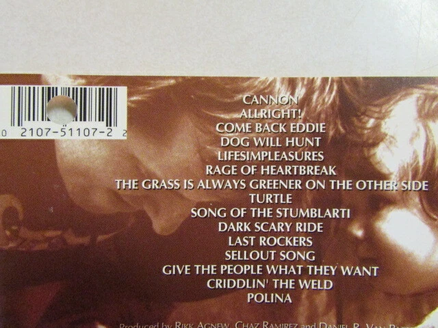 RIKK AGNEW TURTLE PROMO CD HARDCORE PUNK CHRISTIAN DEATH TRIPLE X 51107-2 OOP - Image 3 of 4