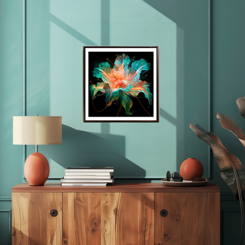 Unframed Abstract Wall Art, poster, print. Unframed Canvas, picture, home decor. - Picture 2 of 5
