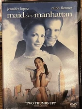 Maid in Manhattan (DVD, 2002) Jennifer Lopez & Ralph Fiennes Movie Romcom Drama
