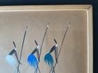Signed African Warrior  Canoe Scene Gouache Painting by Japhet READ ! — photo 4