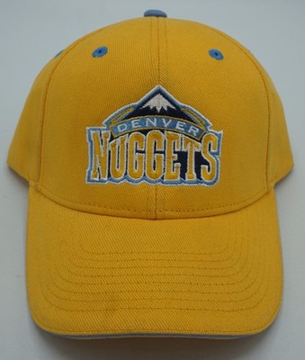NBA Denver Nuggets Adult Adjustable Fit Structured Cap Hat NEW SEE DESCRIPTION