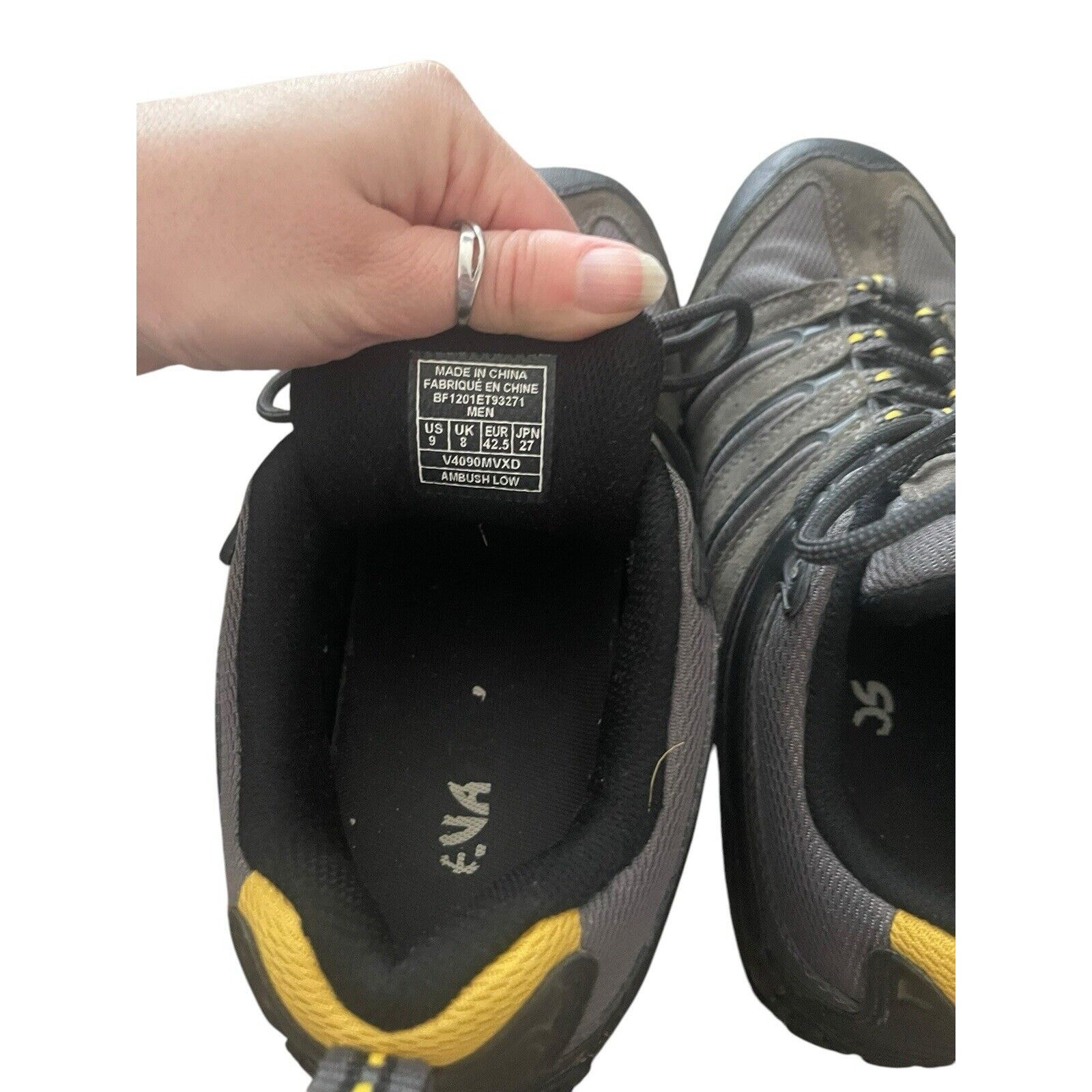 Nevados Men's Size 9 Gray Hiking Trail Outdoor Sneakers Boots Shoes