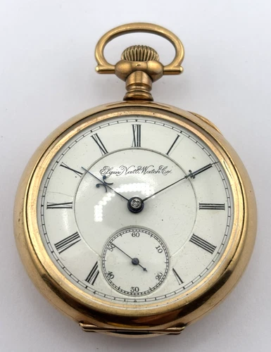 Elgin 1890  Antique Mechanical Pocket Watch 15J  18s  3825569 NON-WORKING