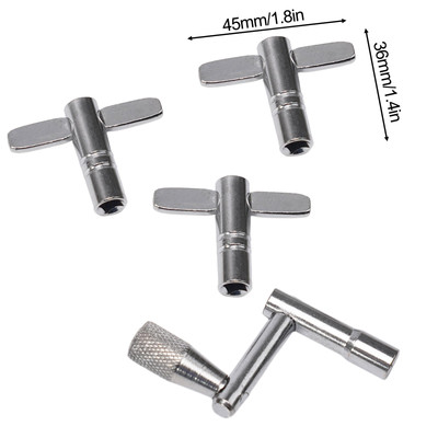 Precision Drum Tuning Parts 4 Piece Set Efficient Camber Design for Easy Use