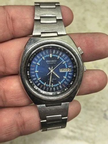 Seiko 7006-6039 Automatic Day/Date Perpetual Calender Vintage Men's Watch