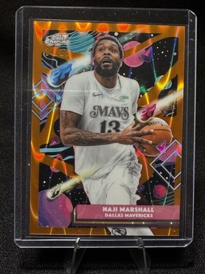 2025 Topps Cosmic Chrome - Naji Marshall - /25 Orange Wave