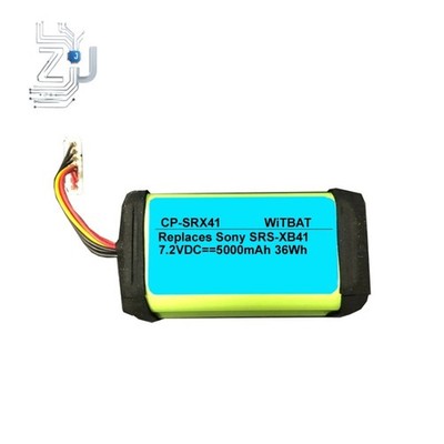 7.5V 5000mAh Replacement Battery for SRS-XB41 Bluetooth Speaker ID659B 1 PCS New