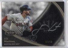 2020 Topps Tier One Talent Silver Ink 2/10 JD Martinez #T1TA-JM Auto v1x