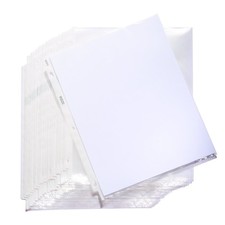 Sheet Protectors, Non-Glare, Top Loading Plastic Binder Sheet Protectors - Re...