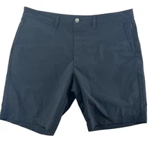 Untuckit Quick Dry Men's Size 36 Solid Blue Stretch Beach Walking Short