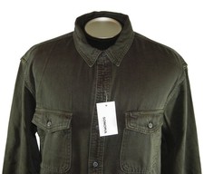 Sonoma男式休闲牛仔纽扣衬衫|