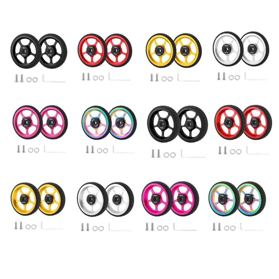 Roues faciles pour les pièces de remplacement de remplacement de vélo pliant - Photo 1/1