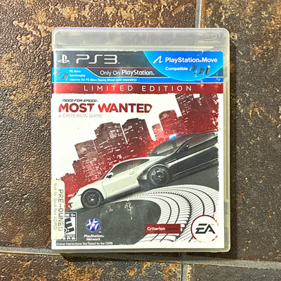 Electronic Arts Need for Speed: Most Wanted Limited Ed (PS3) w/ Manual E10+
