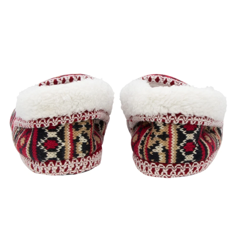 Женские красные вязаные тапочки Canyon Sky Sedona с подкладкой Sherpa, американский размер 6 - Изображение 3 из 4