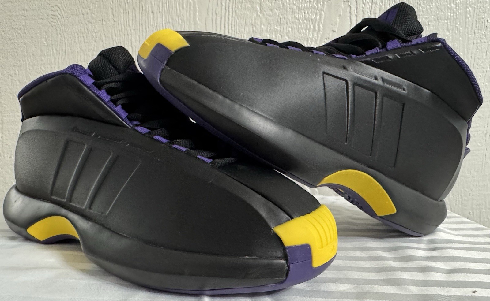 Adidas KOBE Crazy 1 Lakers Black/Gold/Purple Basketball Shoe