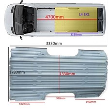 906 Mercedes Sprinter 06- VW Crafter 05- hinterer Boden EXTRA LANG L4 Autoblech 906 Mercedes Sprinter 06- VW Crafter 05- hinterer Boden EXTRA LANG L4 Autoblech