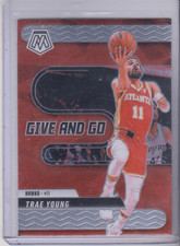 2024-25 Panini Mosaic Trae Young Give and Go insert #8 Atlanta Hawks