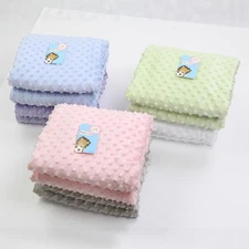 Bubble blanket, stroller blanket, outdoor blanket, solid color foam blanket soft