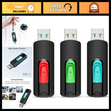 32GB USB 3.0 Flash Drive - 3 Pack Thumb Drive for Data Storage & Transfer