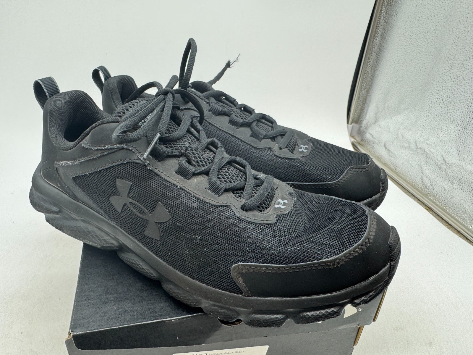 SAOLA Under Armour Charged Assert 9 Sneakers Uomo Nero Scarpe da Ginnastica Stringate 10