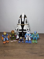 Early Learning Centre Planet Protector Rocket ship - Sounds Lights with figures