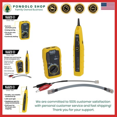 705 Wire Tracer Tone Generator & Probe Kit for Efficient Cable Testing & Mapping
