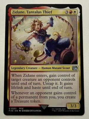 Zidane, Tantalus Thief - FINAL FANTASY - 251 - Magic: The Gathering - NM