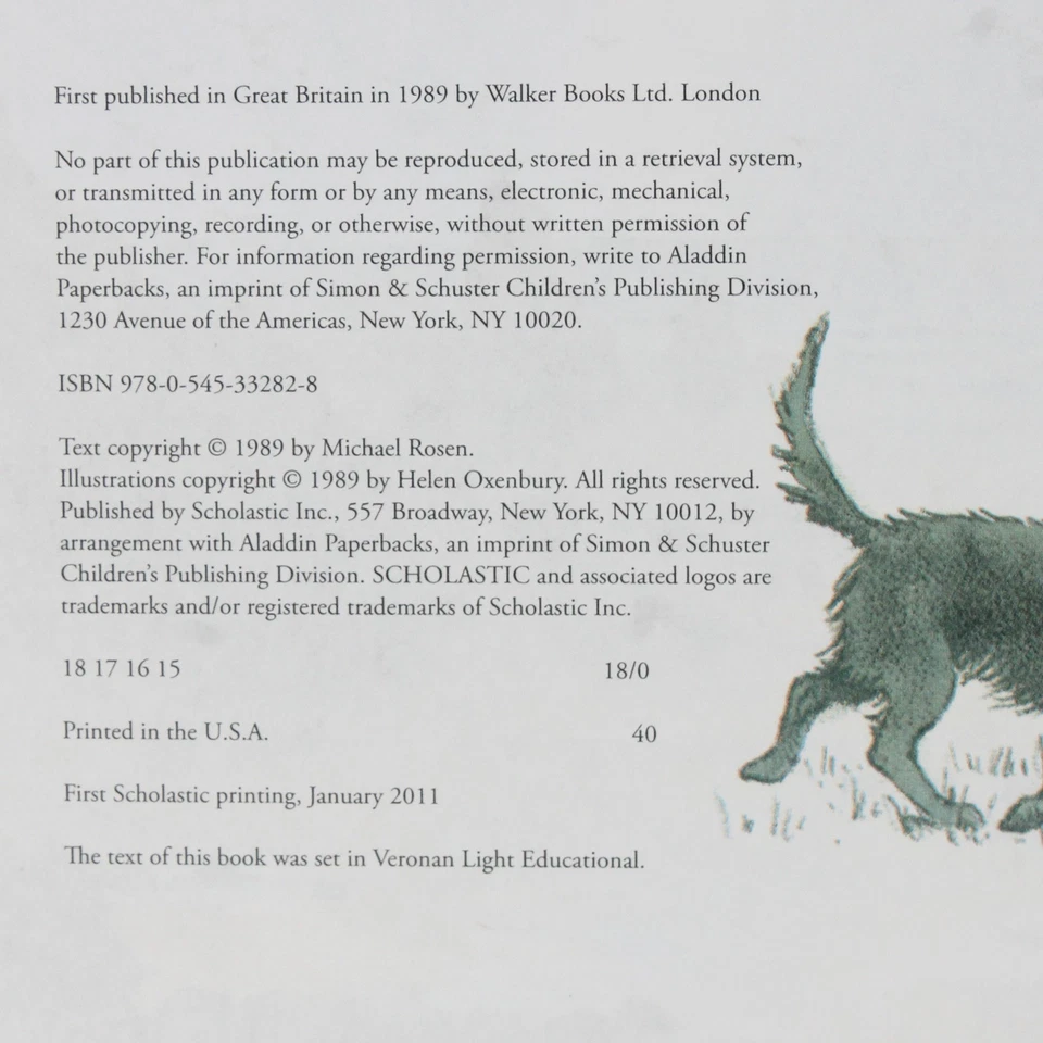 We're Going on a Bear Hunt by Michael Rosen 2011 Scholastic Paperback - Image 4 of 4