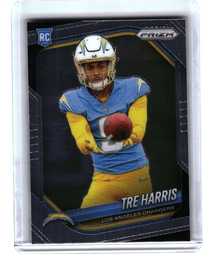2025 Panini Prizm Tre Harris [Autograph Silver] #371 card