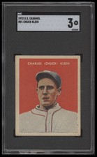 1933 U.S. Caramel Baseball Cards 11