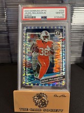 2023 Optic Shield Jaleel Mclaughlin RC /32 Psa 10 Prizm Broncos