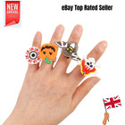 LED Halloween Glow Rings Bracelets Pumpkin Ghost Christmas Party Kids Gifts