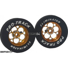 Pro Track Magnum 1-1/16 x .300 Gold Drag Rear Wheels for 3/32 axle