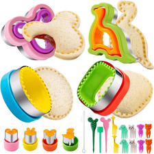 Sandwich Cutter for Kids Lunch 22 Pcs LARGE , Sandwich Maker, Cookie Cutters a