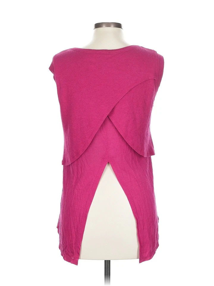 Colete suéter feminino HEATHER rosa G - Imagem 2 de 4