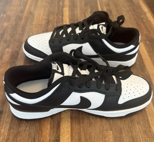 NIKE Men's Dunk Low Retro White / Black DD1391-100 "Panda" FREE Shipping! SZ 10
